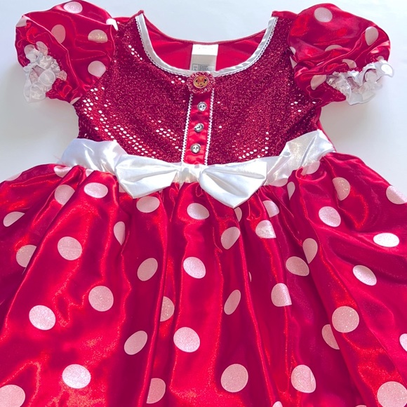 (10) Disney Store Classic Minnie Mouse Quality Costume Halloween Tule & Glitz - Picture 7 of 13